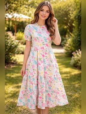 MIXXO Maxidress Floral Size Small Multicolor